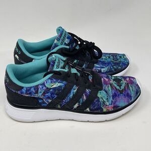 Adidas Womens Neo Lite Racer Running Shoes Womens 6.5 Multicolored Lightweight